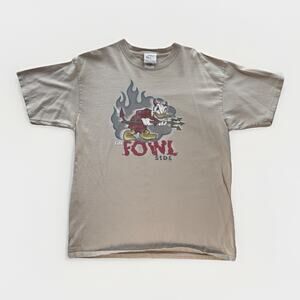 Vintage 90s Disney Store Exclusive Donald Duck “The Fowl Side” Devil Graphic Tee